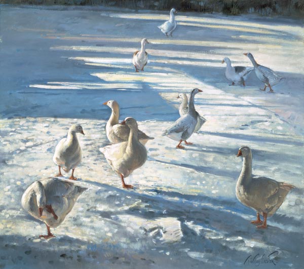 The Gathering (oil on canvas)  from Timothy  Easton