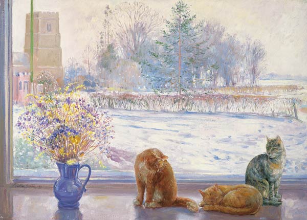 Winter Prospect with Cats  from Timothy  Easton