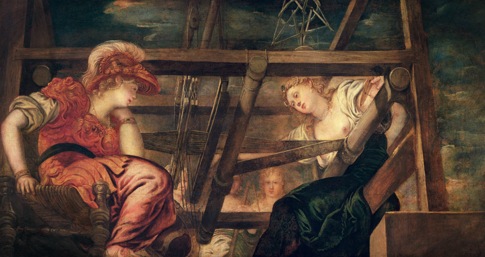 Athene and Arachne from Jacopo Robusti Tintoretto