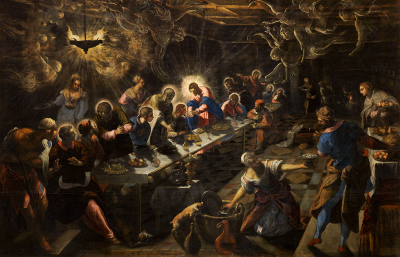 The last Holy Communion from Jacopo Robusti Tintoretto