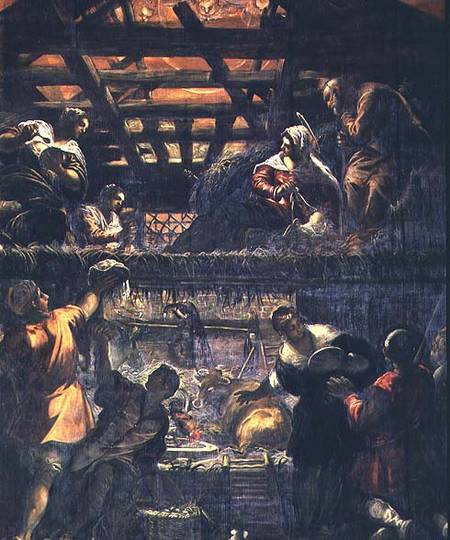 The Adoration of the Shepherds from Jacopo Robusti Tintoretto