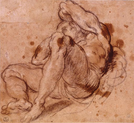 Aktstudie from Jacopo Robusti Tintoretto