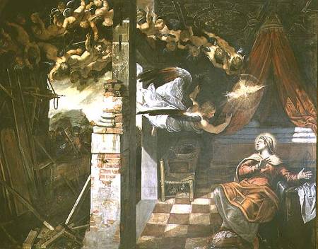 The Annunciation from Jacopo Robusti Tintoretto