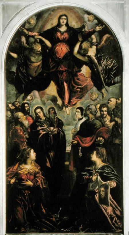 Assumption of the Virgin from Jacopo Robusti Tintoretto