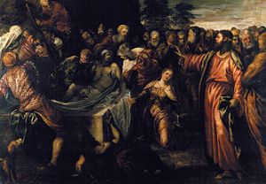 The Auferweckung of the Lazarus. from Jacopo Robusti Tintoretto