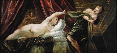 Joseph and the Wife of Potiphar from Jacopo Robusti Tintoretto