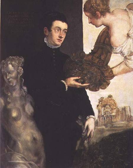 Ottavio Strada (1549/50-1612), designer of jewellery, miniaturist and archaeologist from Jacopo Robusti Tintoretto