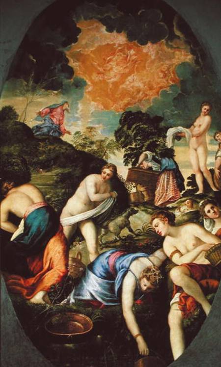 The Purification of the Midianite Virgins from Jacopo Robusti Tintoretto