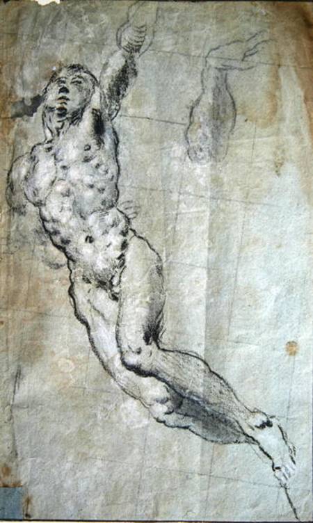 Study for the body of St. George from Jacopo Robusti Tintoretto