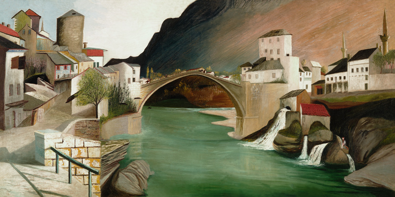 Roman bridge in Mostar from Tivadar Csontváry-Kosztka