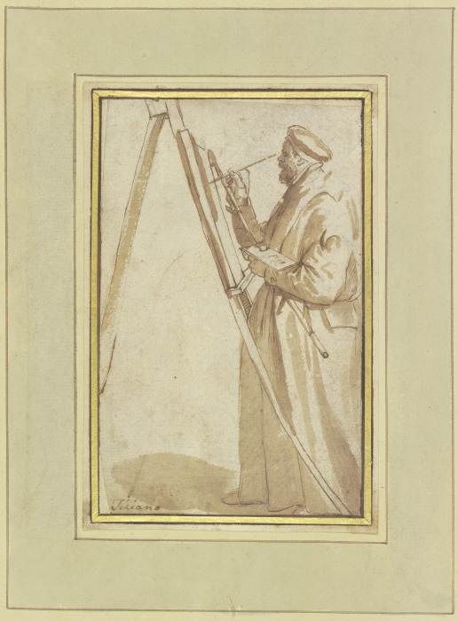 Ein Maler an der Staffelei from Tizian