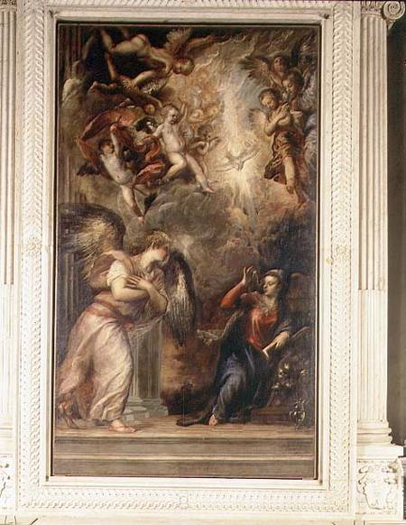 Annunciation from Tizian (aka Tiziano Vercellio)