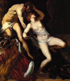 Lucretia from Tizian (aka Tiziano Vercellio)