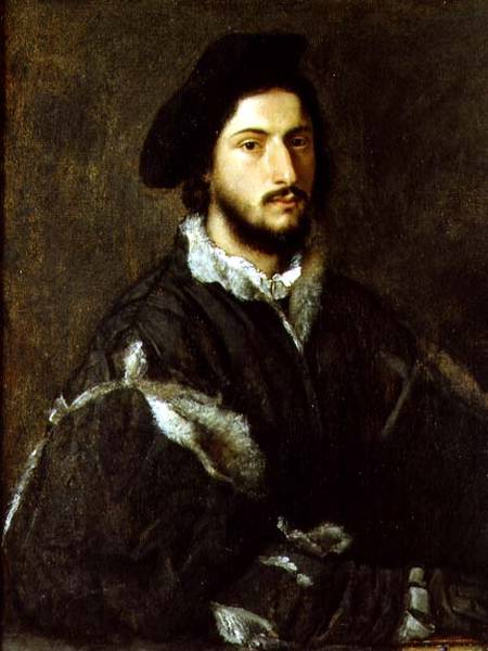 Portrait of Vincenzo Mosti from Tizian (aka Tiziano Vercellio)