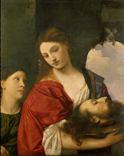 Salome mit dem Haupt Johannes des Taeufers from Tizian (aka Tiziano Vercellio)