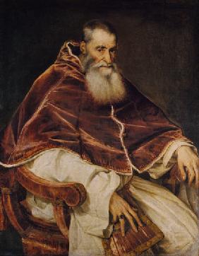 Pope Paul III without a Cap