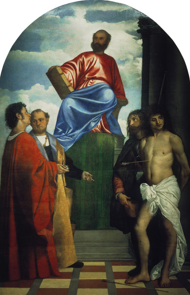 Titian / St.Mark on the Throne ... from Tizian (aka Tiziano Vercellio)