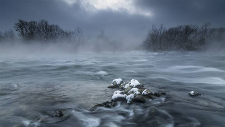 Frosty morning at the river from Tom Meier