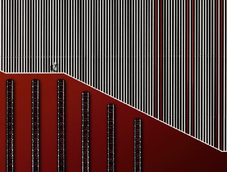 grand red staircase