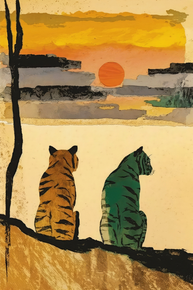 Resting Tigers from Treechild