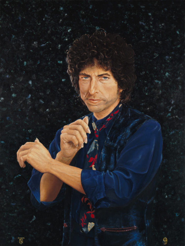 Bob Dylan (b.1946) 1991 (oil on canvas)  from Trevor  Neal