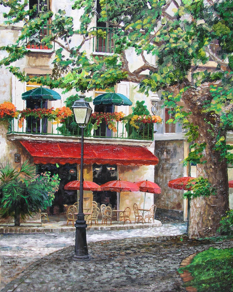 Cafe Beauclaire, Provence from Trevor  Neal