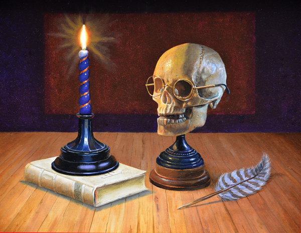 Candle and Skull from Trevor  Neal
