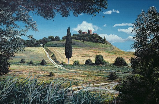 Lollipop Tree, Umbria, 1998 (oil on canvas)  from Trevor  Neal