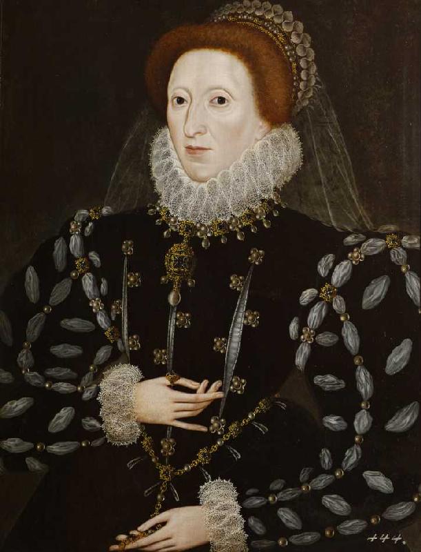 Königin Elisabeth I. von England (1533-1603), Tochter Heinrichs VIII. und Anne B from (around 1900) Anonym