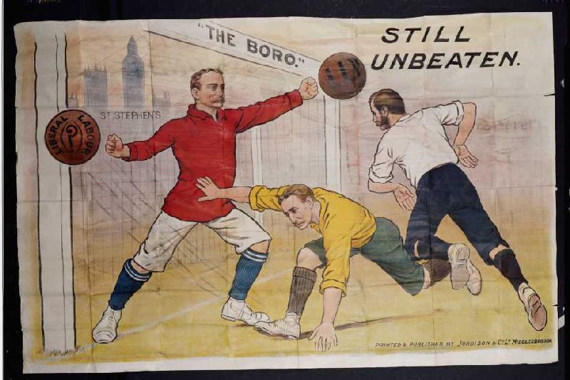 The Boro Still Unbeaten. from (around 1900) Anonym