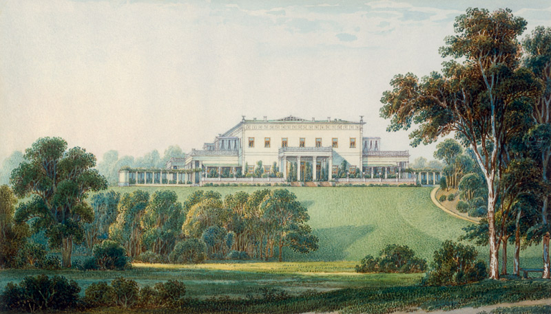 The Summer Palace of Duke of Leuchtenberg in Sergievka from Unbekannter Künstler