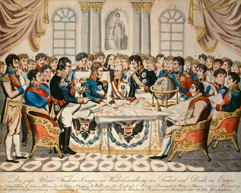 The Congress of Vienna from Unbekannter Künstler