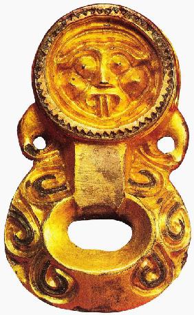 Depiction of Odin on a Buckle