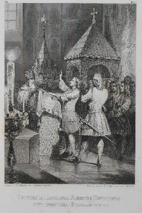 The Abdication of Tsarevich Alexei Petrovich of Russia (1690-1718)