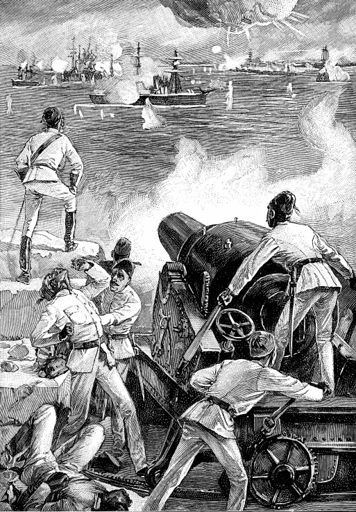 The Bombardment of Alexandria on 11 July 1882 from Unbekannter Künstler