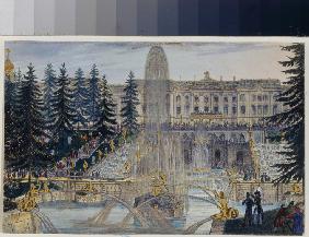 The Grand Cascade of Peterhof (Album of Marie Taglioni)