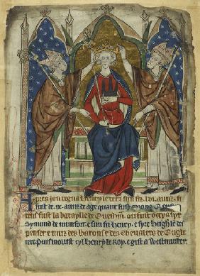 The coronation of King Henry III