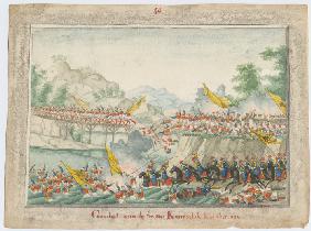 The Battle on the river Kamchik on 15th October 1828
