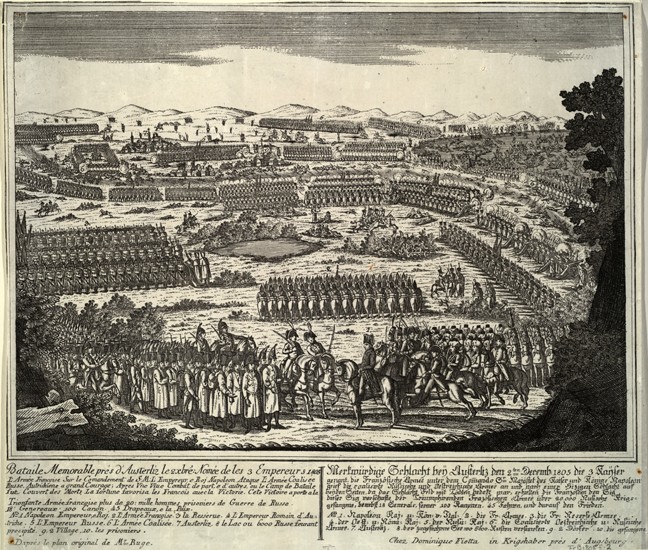 The Battle of Austerlitz on December 2, 1805 from Unbekannter Künstler
