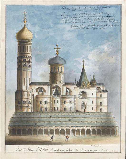 The Ivan the Great Bell Tower on Coronation Day from Unbekannter Künstler