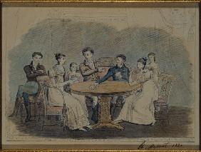 Golitsyn Family at the Table