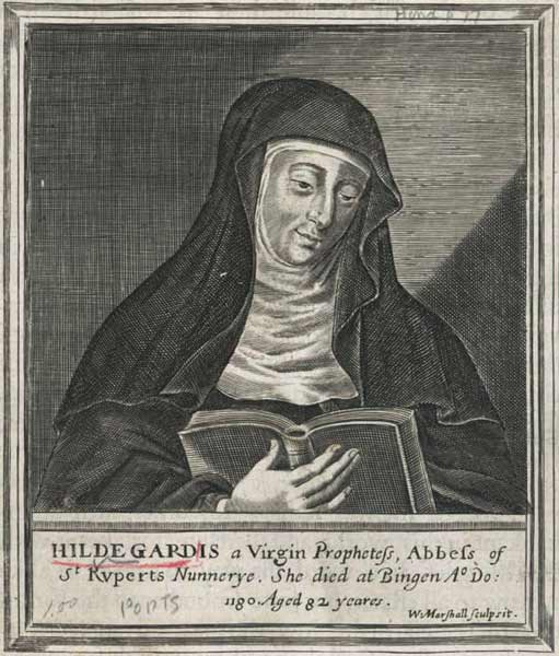 Hildegard of Bingen from Unbekannter Künstler