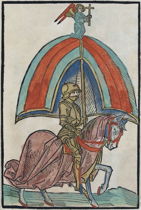 Illustration from the Richental's illustrated chronicle from Unbekannter Künstler