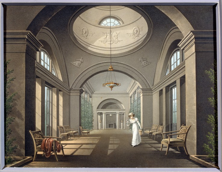 Interior of the Aviary in the Pavlovsk palace from Unbekannter Künstler