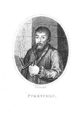 Yemelyan I. Pugachev ("Travels in Poland, Russia, Sweden, and Denmark" by William Coxe)