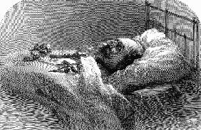 Emperor Napoleon III on the deathbed