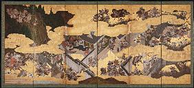 Battle scenes from the Tale of Heike (Heike Monogatari)