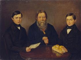Merchant Smurov with sons