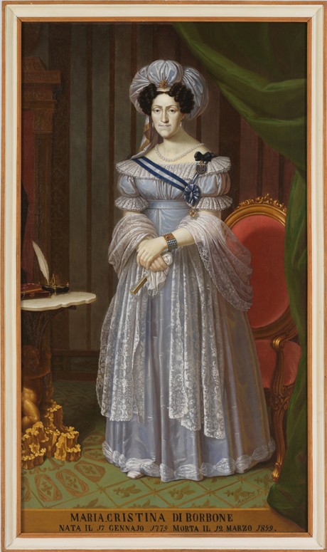 Maria Cristina of Naples and Sicily (1779-1849), Queen of Sardinia from Unbekannter Künstler