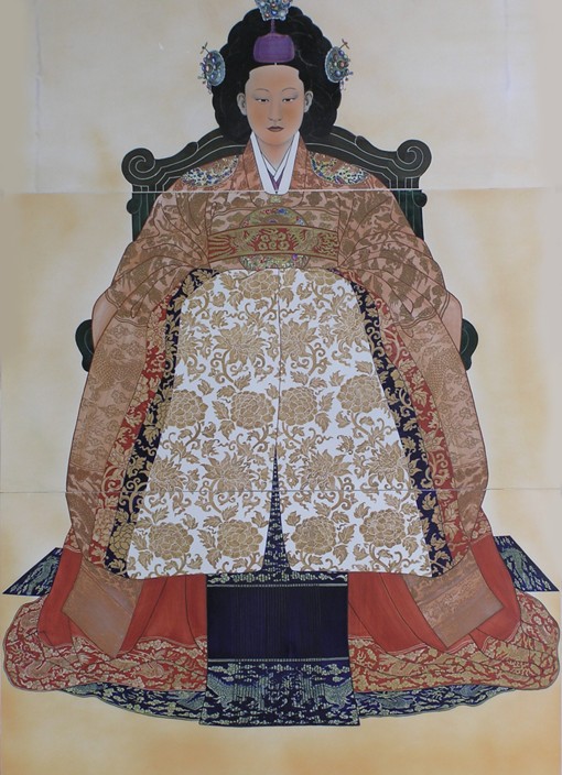 Myeongseong (1851-1895), Empress of Korea from Unbekannter Künstler